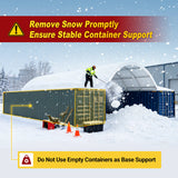 20'x20' Shipping Container Canopy Shelter