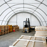 W40'xL80'xH20' Single Truss Arch Storage Shelter