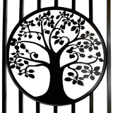 20x8 ft Steel Dual Swing Driveway Gate with Wider Goalposts