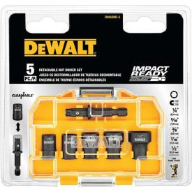 5PC Imp Nut DR Bit Set