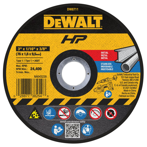 3" Bonded Wheel, 3/Pack