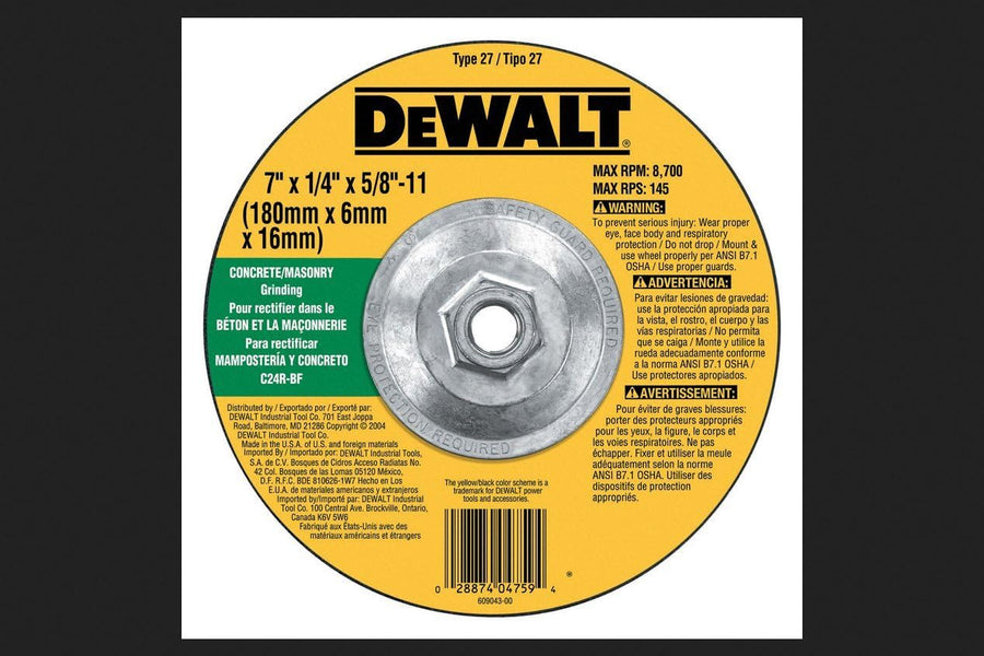 7x1/4x5/8 Mason Wheel, 10/Pack