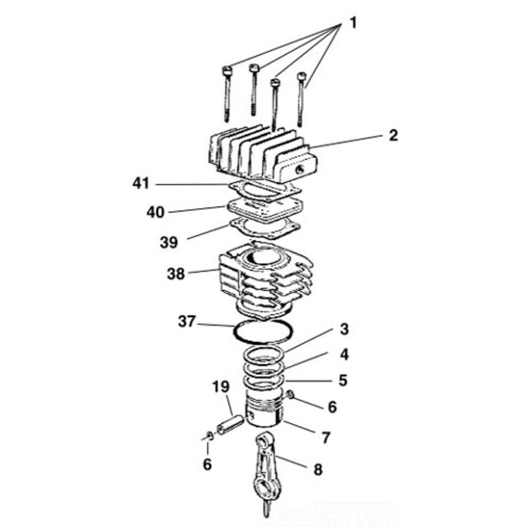 Upper Piston Ring - Durable Replacement for Enhanced Performance and Reliability