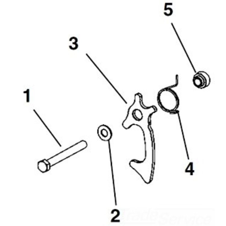 Torsion Spring for Chain Vise, 2 3/8" Steel, Compatible with Model 16703