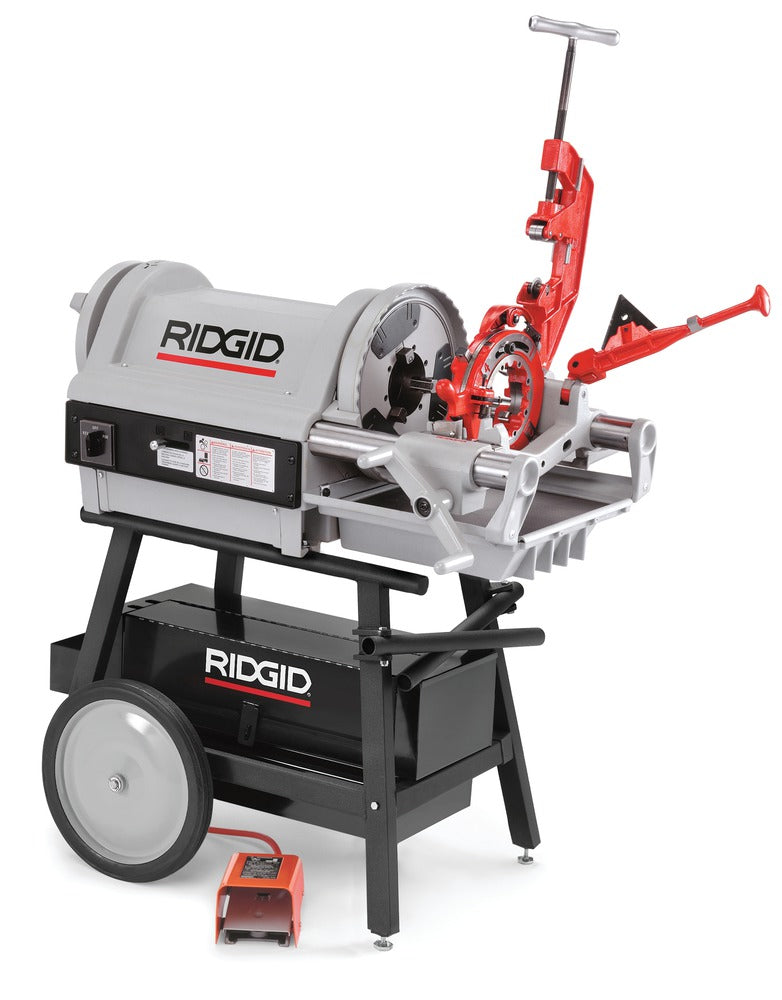 1224 1/2-4 Electric Pipe Threader, 120V, 60Hz, Durable & Efficient Threading Tool