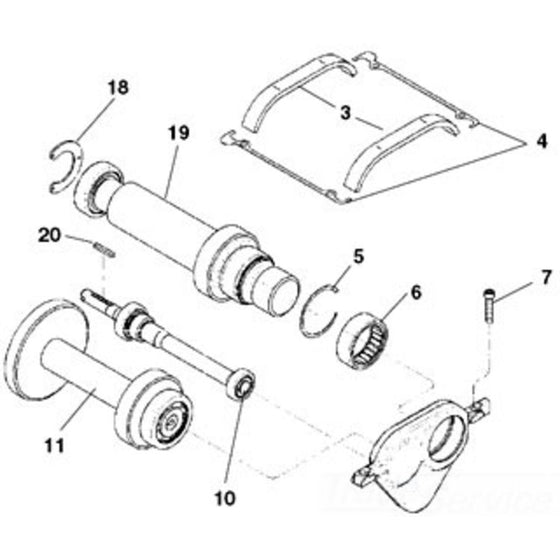 Input Shaft Assembly - Durable, High-Performance Replacement Part for Power Tools