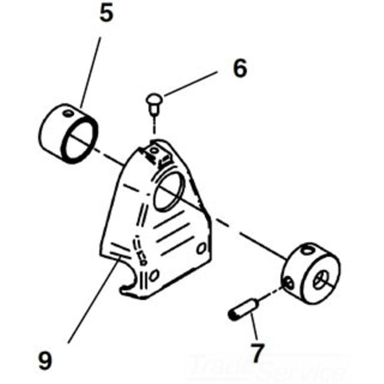 Steel Bearing Support for K-400 Drain Cleaning Machines - Durable & Reliable