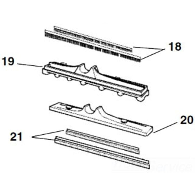 Squeegee Set - Long & Short Inserts for Efficient Cleaning and Maintenance