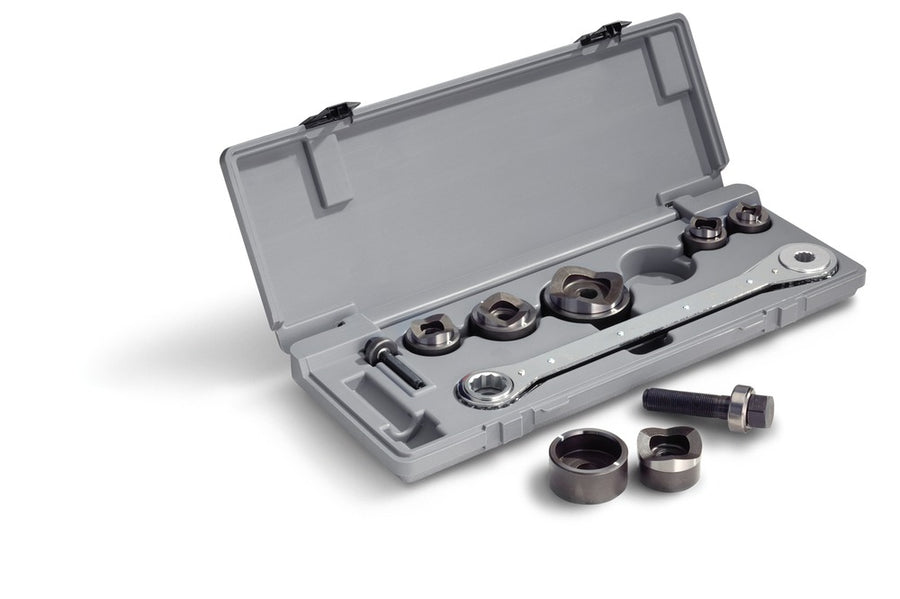 R737BB Ball Bearing Knockout Kit (1.5"-2") with Durable Storage Case - Compact & Efficient