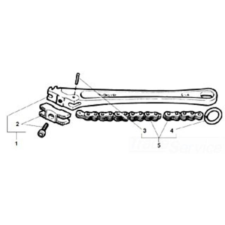 Set of 5 C36 Wrench Pins - Durable, Reliable, Essential Tool Accessories