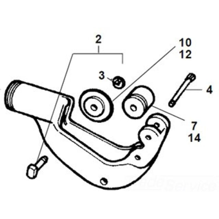 Durable Roll Pins with Clip - Pack of 2 for Secure Fastening and Easy Installation