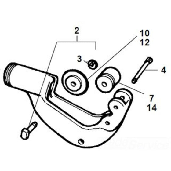 Durable Roll Pins with Clip - Pack of 2 for Secure Fastening and Easy Installation