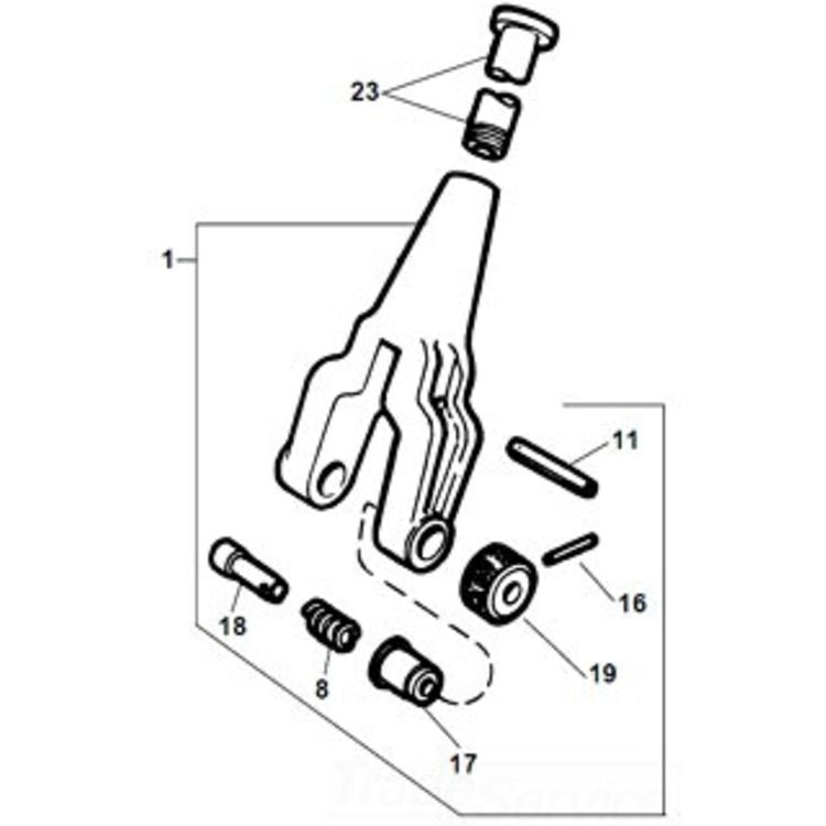 Durable Pins - Pack of 2 for Reliable Fastening and Secure Assembly