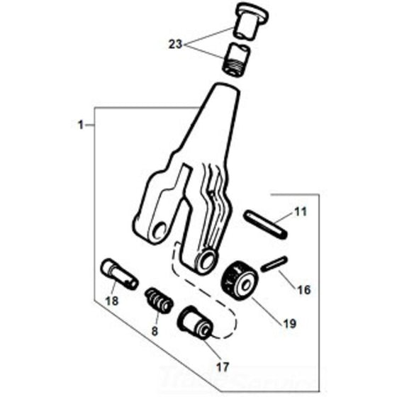 Durable Fasteners - Pack of 2 Reliable Performance Pins for Versatile Use