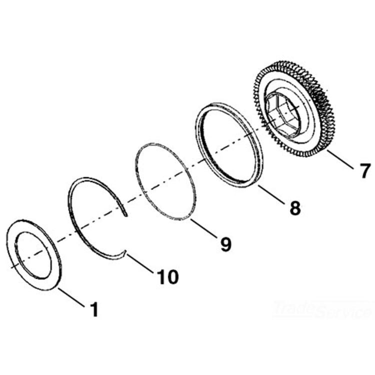 4.5" Ret Spiral Ring .046" - Durable, Precision Engineered for Reliable Performance
