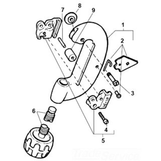 Pack of 5 Durable Screws for 15 Roll Housing - Reliable Fasteners for Secure Assembly