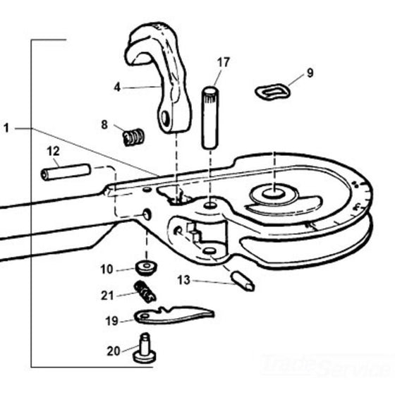 Handle Assembly Form 358 - Durable, Reliable, Essential Tool Component