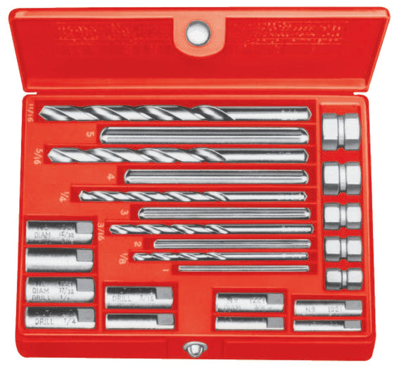 Screw Extractor Set No. 10 - Effortlessly Remove Stubborn Studs, Bolts, and Screws