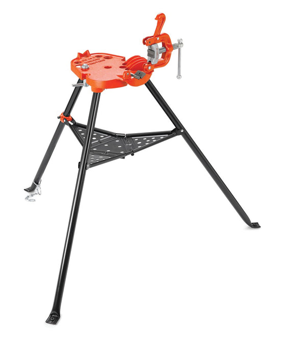 Portable TRISTAND Chain Vise, 1/8"-6" Capacity, Durable for Welding & Threading Tasks