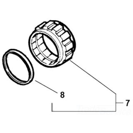 Ratchet Ring with Spring - Durable, High-Performance Tool for Efficient Fastening