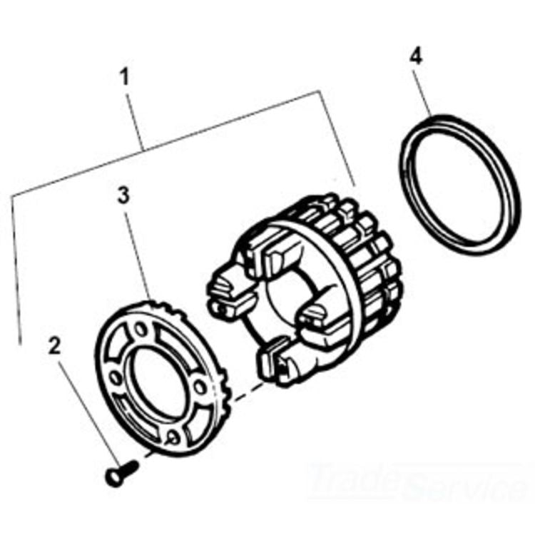Screws, Pack of 4 - Durable Fasteners for Reliable Performance and Easy Installation