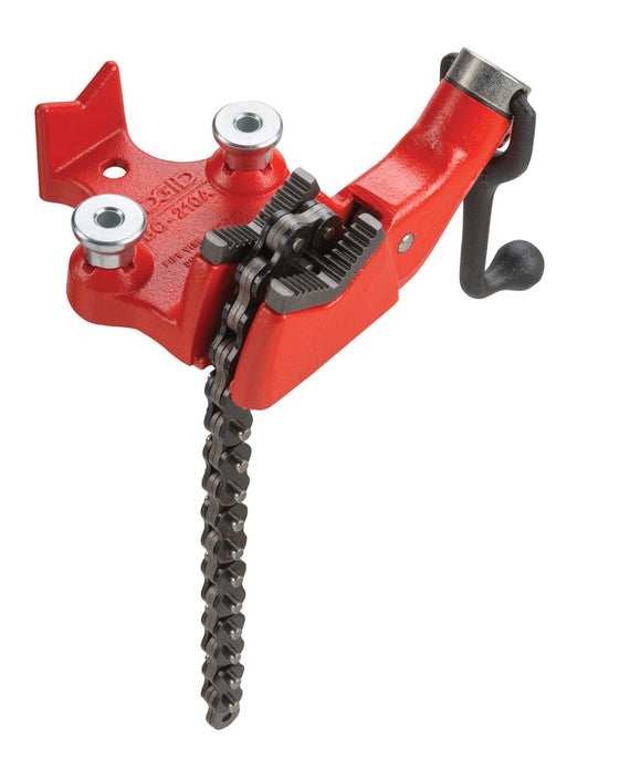 BC410 Top Screw Bench Chain Vise, 1/8"-4" Capacity, Rugged Cast-Iron, Toothless Jaws