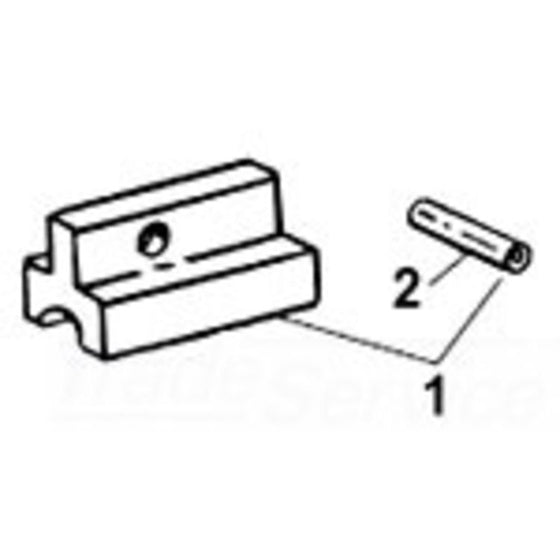 Shoe with Pin - Durable Attachment for Precision Tool Performance