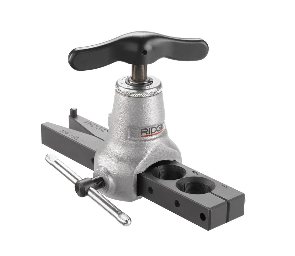 375 458R Ratchet Flaring Tool - 37 SAE Flares, Smooth & Uniform with Easy Feed Screw