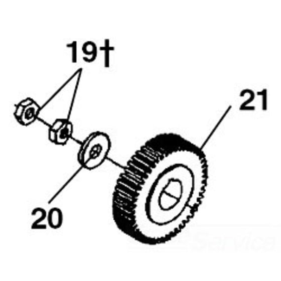 Main Drive Gear 111 - Durable Replacement Part for Reliable Performance