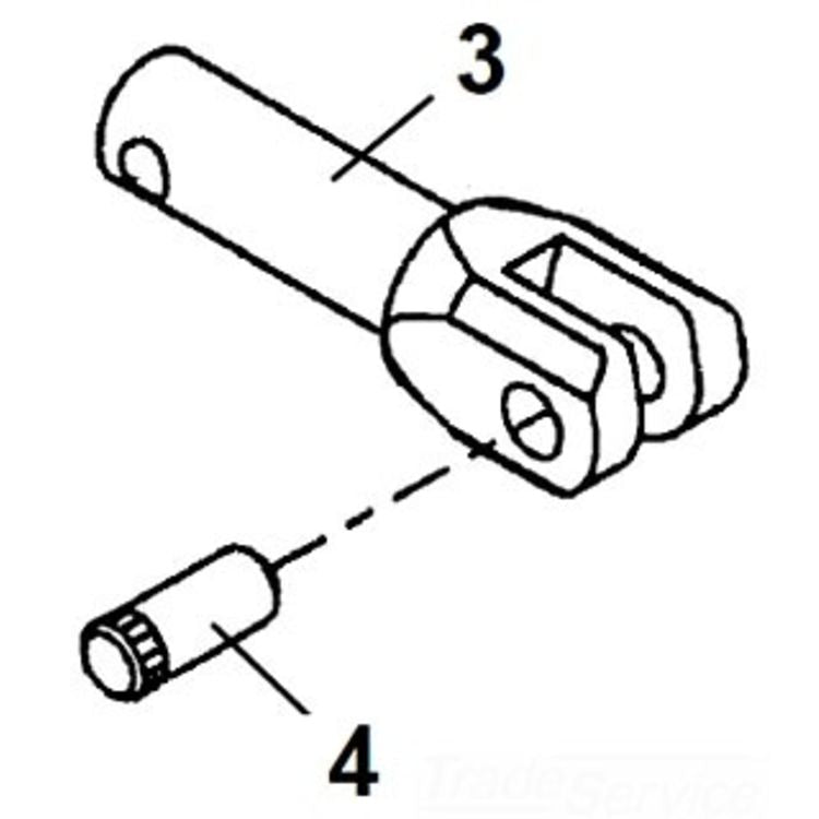 Hinge Pin 360 for 300 Series Pipe & Bolt Threading Machines - fits models 15682-67182