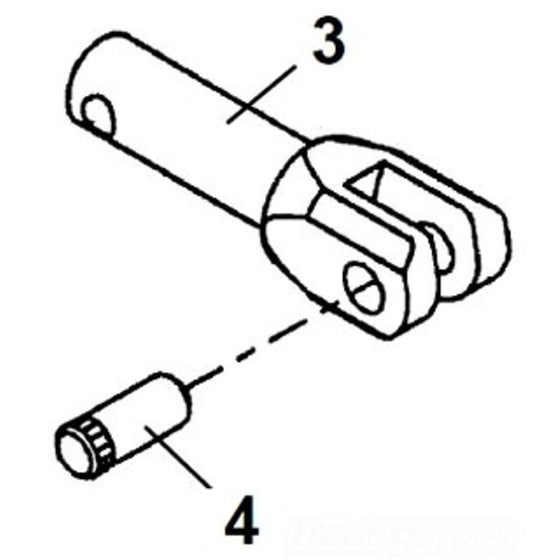 Hinge Pin 360 for 300 Series Pipe & Bolt Threading Machines - fits models 15682-67182