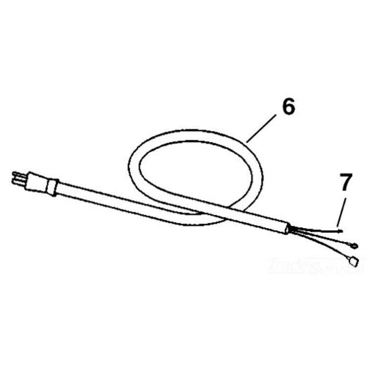 Power Cord with Plug for 300 Series Pipe Threading Machines - Compatible with Model 93287