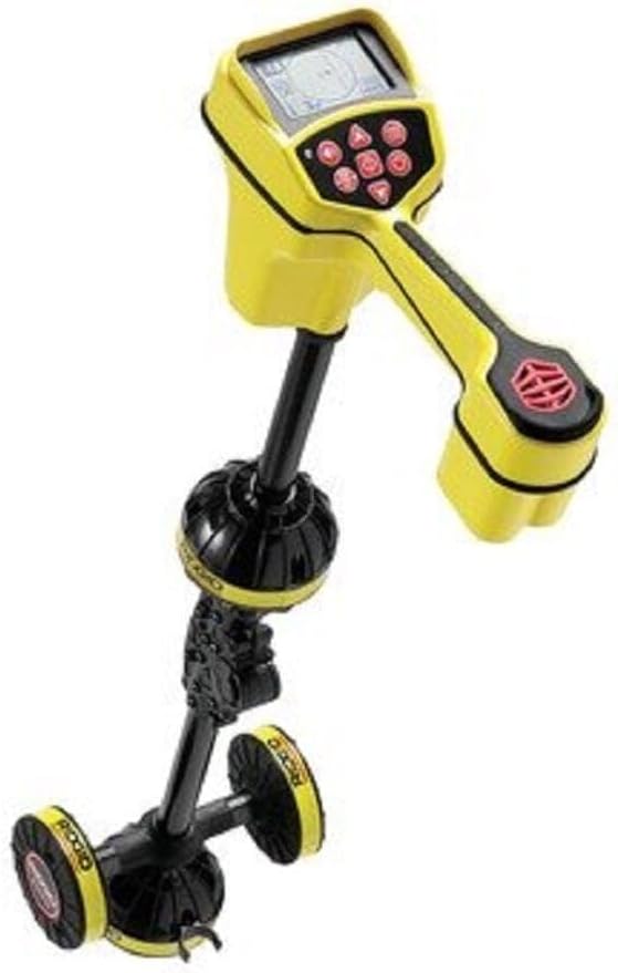 Utility Line Locator Kit - 15 ft Depth, Transmitter & Receiver, Hard Case, Induction Clamp