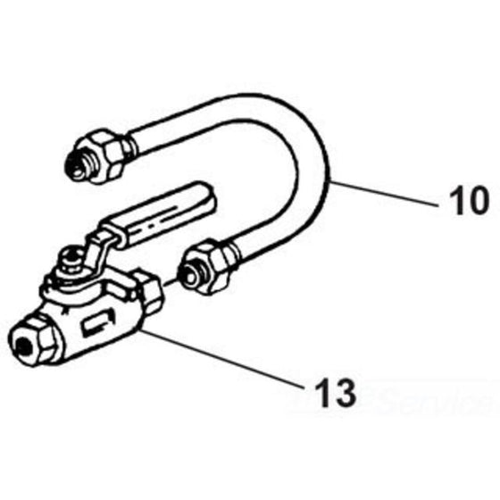 1/4" x 9" Durable Hose - Flexible, Lightweight, Ideal for Various Applications
