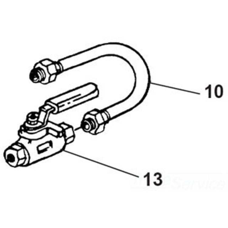 1/4" x 9" Durable Hose - Flexible, Lightweight, Ideal for Various Applications