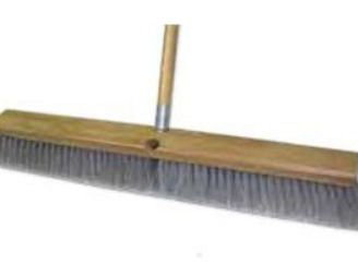 ABCO BH-11008-EA Gray Flagged Wood Block Push Broom 24"