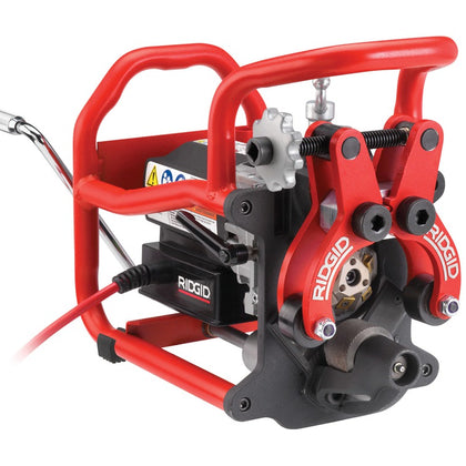 Portable Pipe Beveller with 45 Cutter Head, 120V - 11" Cutting Width, Compact 17" Design