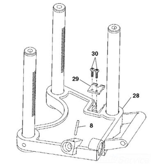 HC450 Base with Post & Rack - Durable Support for Enhanced Stability and Performance