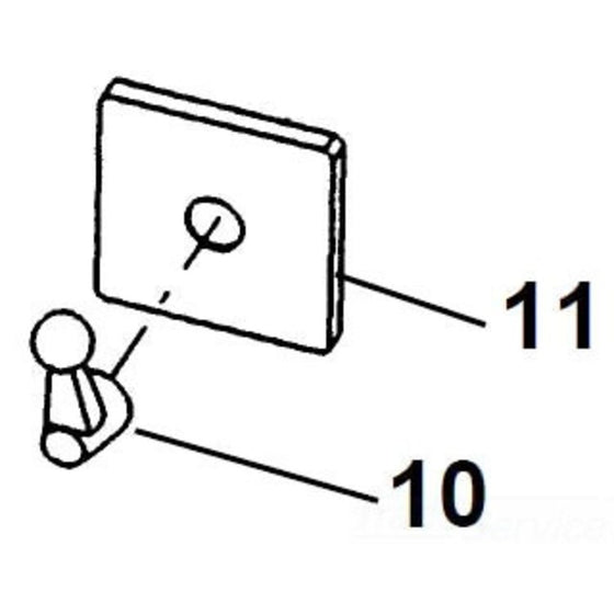 1822 Switch Knob - Durable Replacement Part for Reliable Performance