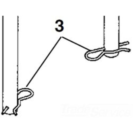 Hairpins - Pack of 2, Durable Steel, 6" Length, Ideal for Secure Fastening and Support