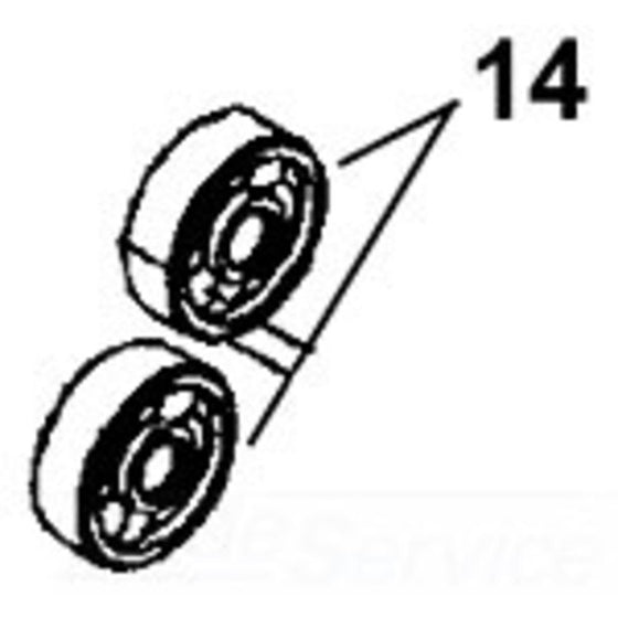 Set of 3 High-Performance Bearings for Smooth Operation and Durability