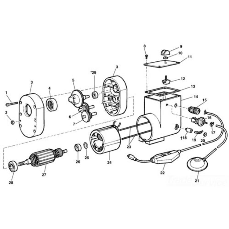 230V Gearbox Motor - Compact Design, 9.7" Width x 10.7" Length, High Efficiency Power Solution