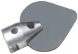 1" Grease Cutter for K-39, K-39AF, K-380 & K-3800 Drum Machines - Efficient Spade Design