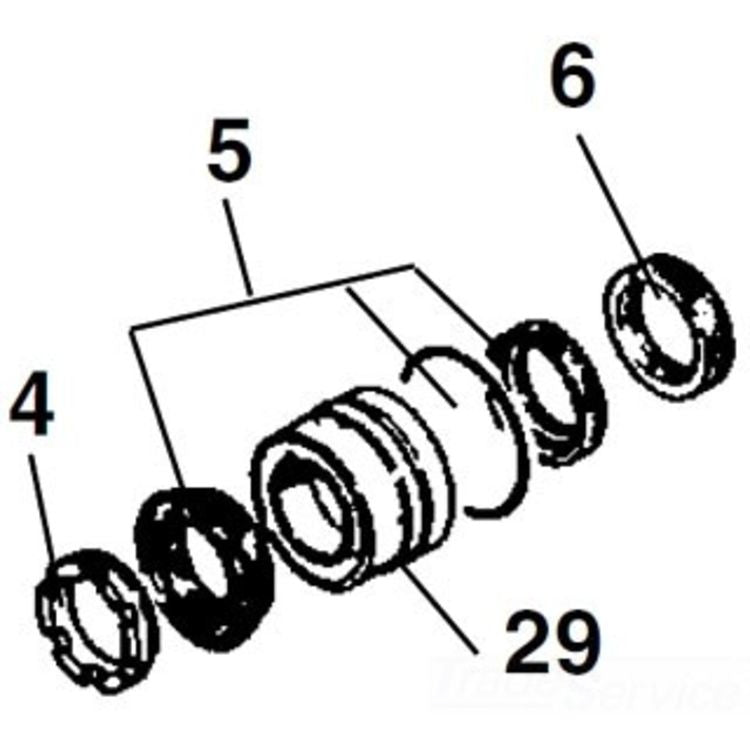 Kj3000 Plunger Seal Kit - Durable, Reliable, Essential for Efficient Plumbing Repairs