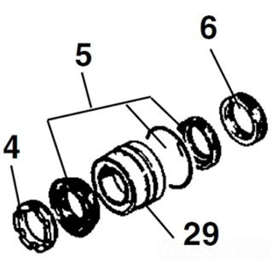 Kj3000 Plunger Seal Kit - Durable, Reliable, Essential for Efficient Plumbing Repairs