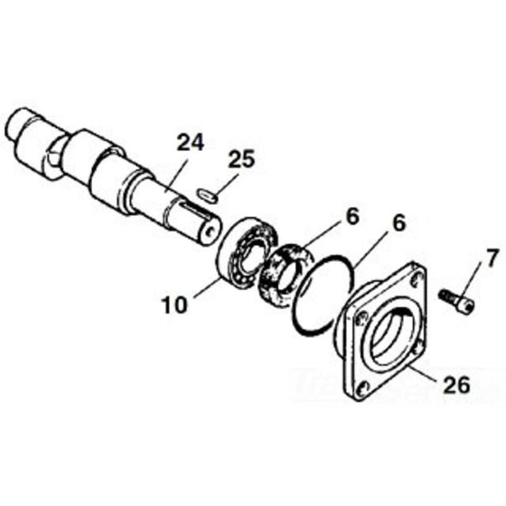 Crankshaft Shaft - Durable, High-Performance Replacement for Optimal Engine Functionality