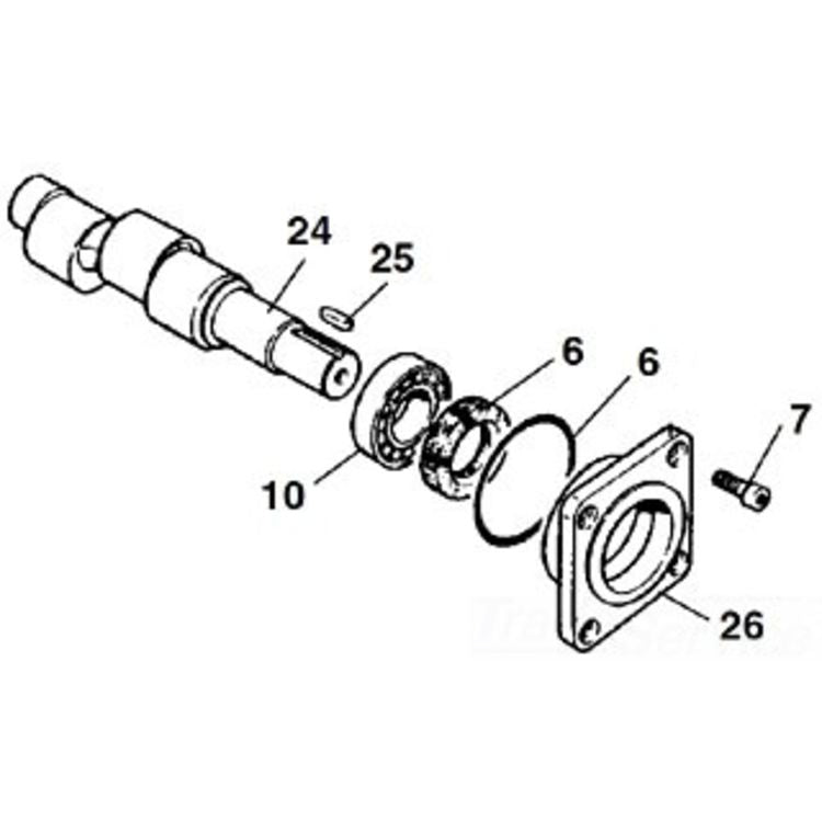 Crankshaft Shaft - Durable, High-Performance Replacement for Optimal Engine Functionality