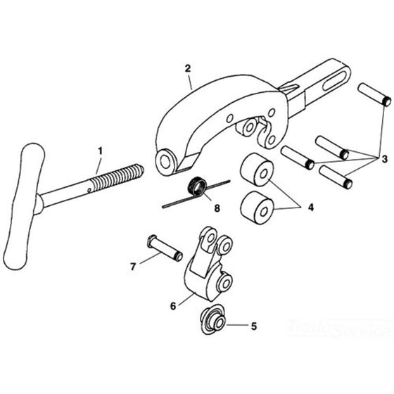 354 Pipe Cutter - Durable, Precision Cutting Tool for Efficient Plumbing Tasks
