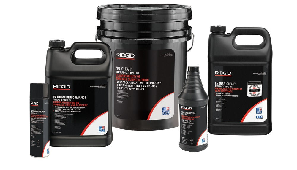 Premium Dark Pipe Thread Cutting Oil, 1 Gallon - Chlorine-Free, Low Odor, High Performance