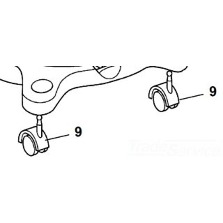 Twin Shield Caster - Durable, Smooth-Gliding Wheels for Easy Mobility and Stability